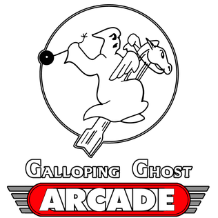 Logo of the Galloping Ghost Arcade / Wikipedia
Link: https://en.wikipedia.org/wiki/Galloping_Ghost_Arcade#/media/File:Galloping_Ghost_Arcade,_Brookfield,_Illinois_logo.png