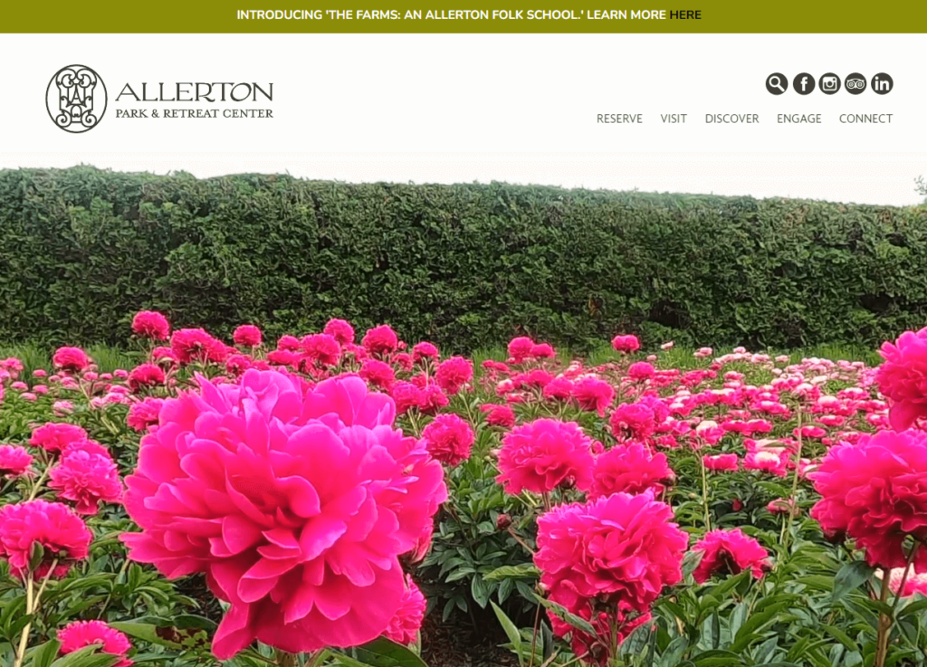 Homepage of Allerton Park and Retreat Center / allerton.illinois.edu
