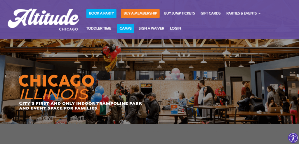 Homepage of Altitude Chicago / altitudechicago.com