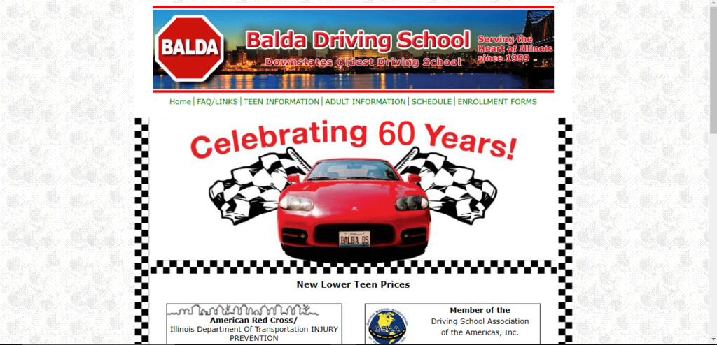 Homepage of Balda Driving School / baldadrivingschool.com