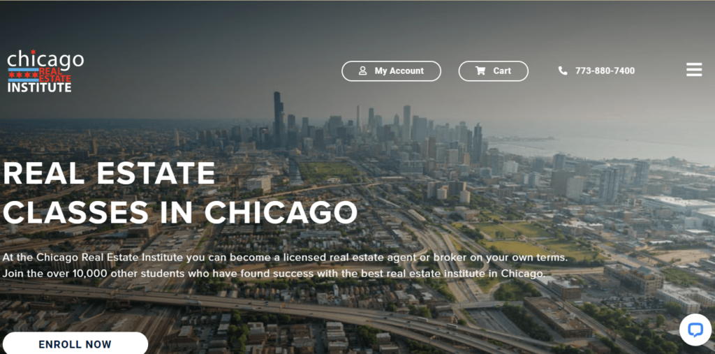 Homepage of Chicago Real Estate Institute / chicagorealestateinstitute.com