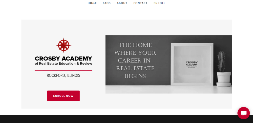 Homepage of Crosby Academy / crosbyacademy.com