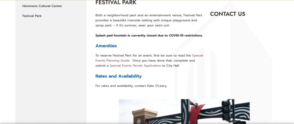 Homepage of Festival Park / Festival-Park