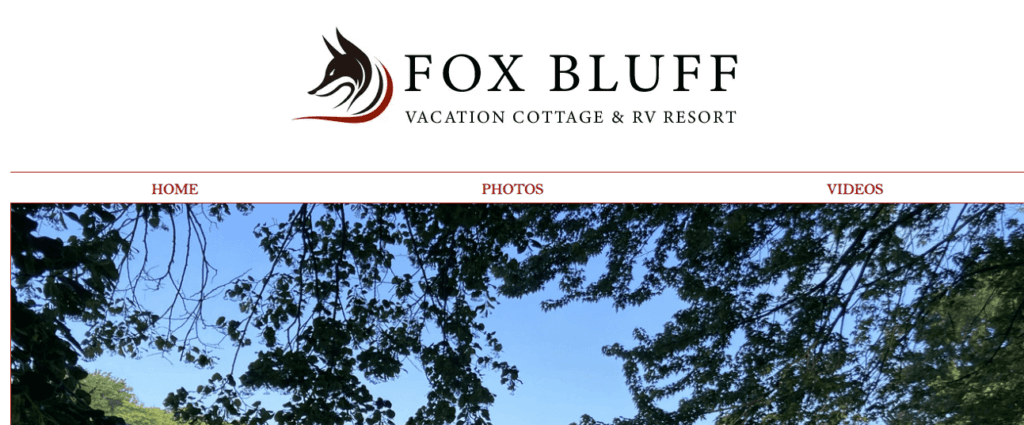 Homepage of Fox River Recreation website /
Link: http://www.foxriverrecreation.com/