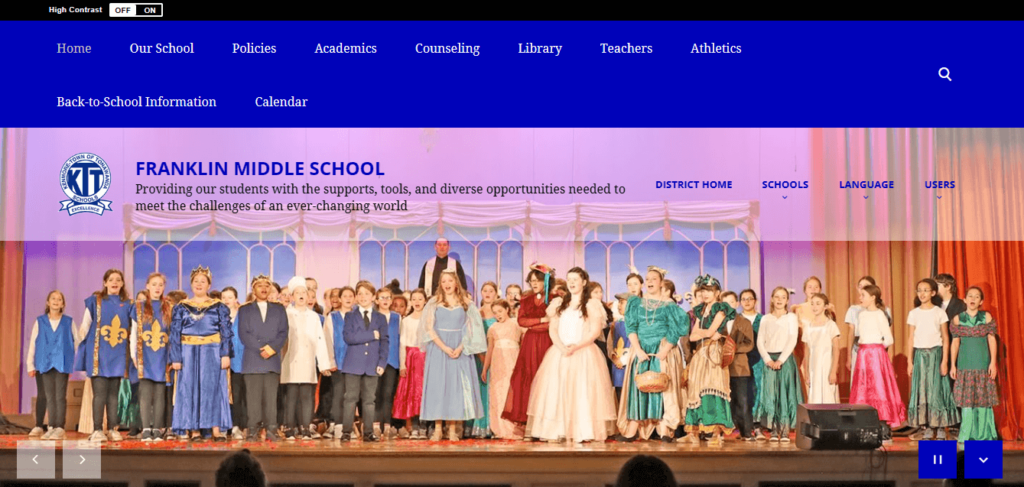 Homepage of Franklin Middle School / ktufsd.org