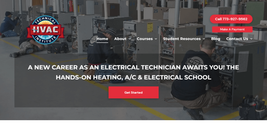 Homepage of HVAC Technical Institute / hvac-tech.com