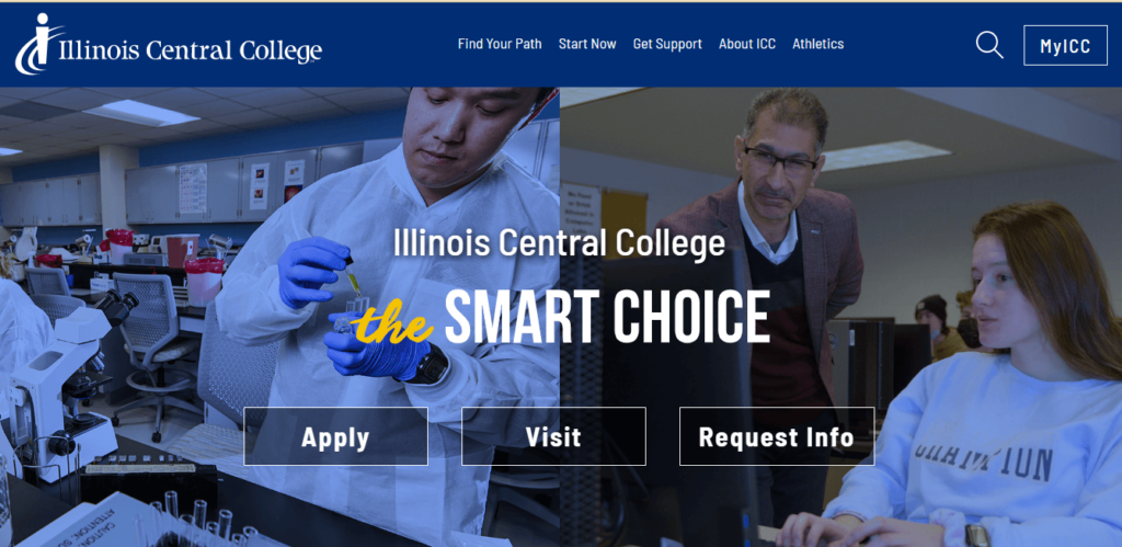 Homepage Illinois Central College / icc.edu