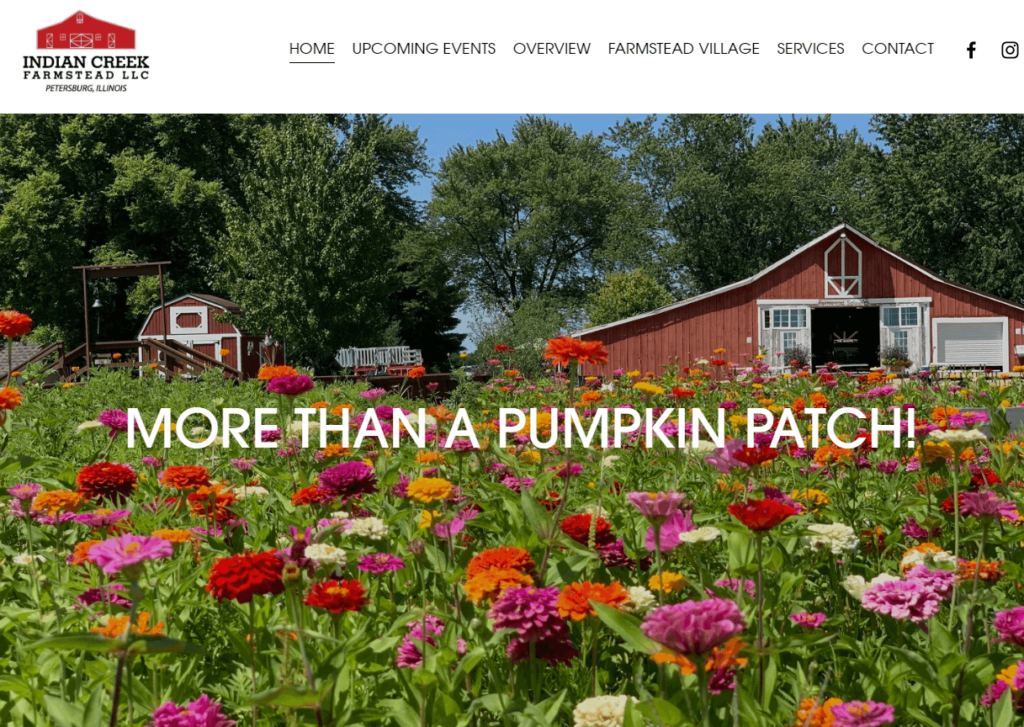 Homepage of Indian Creek Farmstead / indiancreekfarmstead.com
