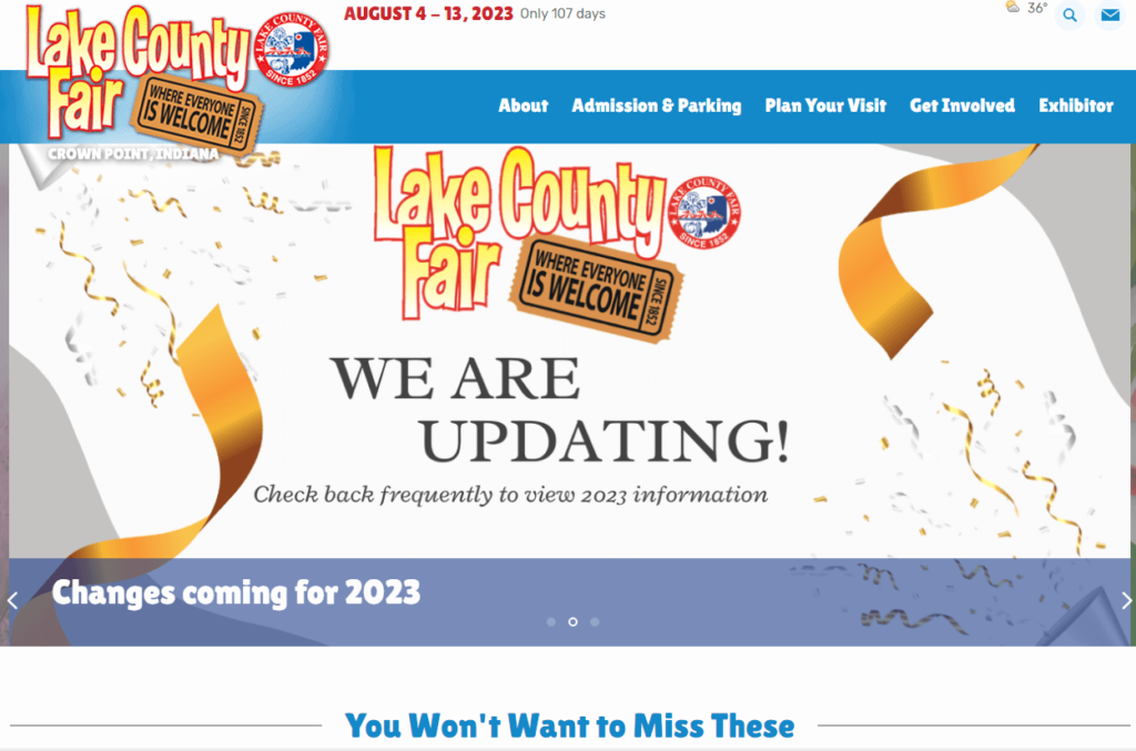 Homepage of Lake County Fair / lake-county-fair.com