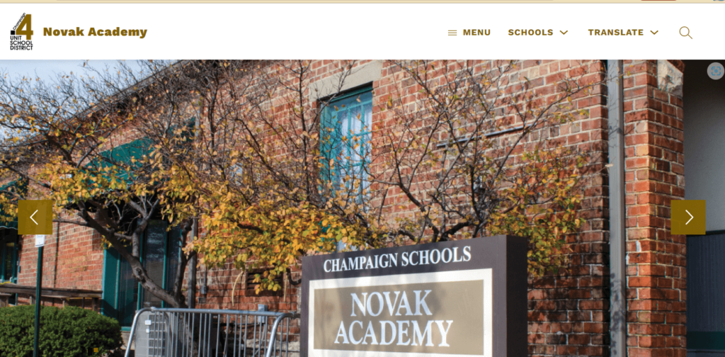 Homepage of Novak Academy / novakacademy.org