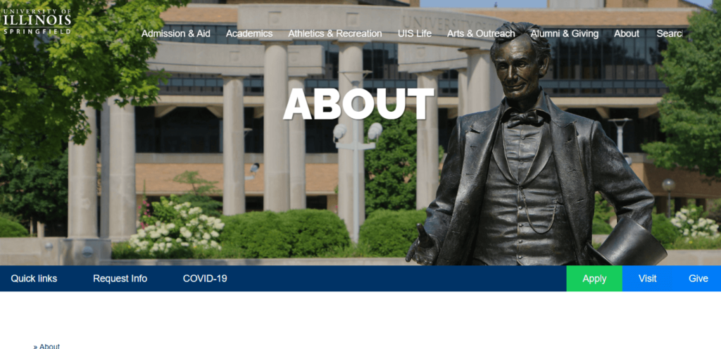 Homepage of UIC College of Medicine / uis.edu 