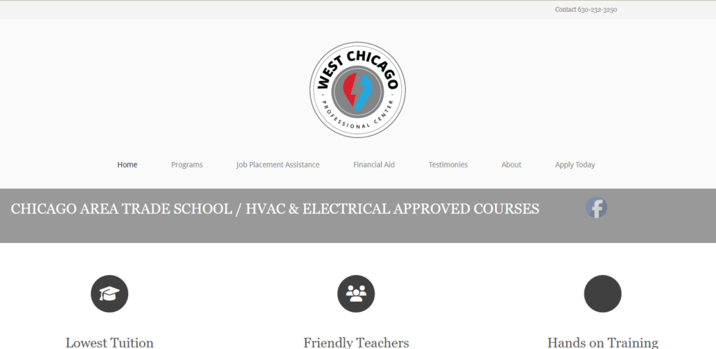 Homepage of West Chicago Professional Center / westchicagohvac.com