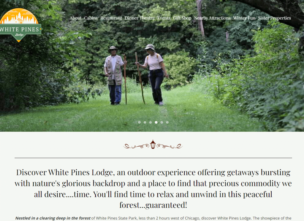 Homepage of White Pines Inn / whitepinesinn.com