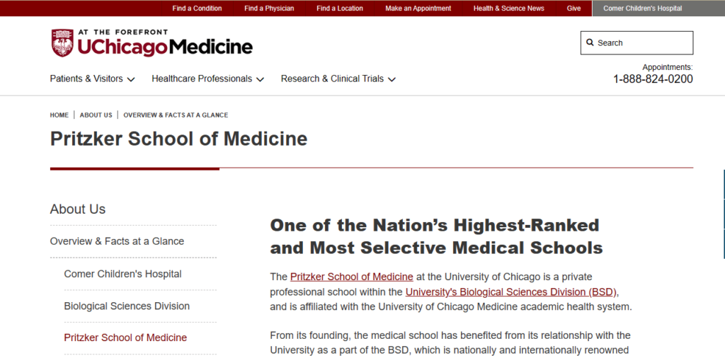 Homepage Pritzker School of Medicine / pritzker.uchicago.edu