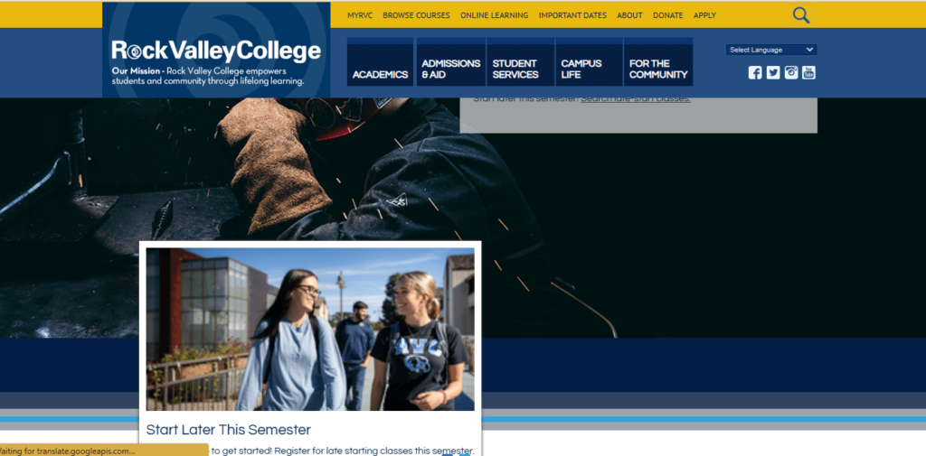Homepage Rock Valley College / rockvalleycollege.edu