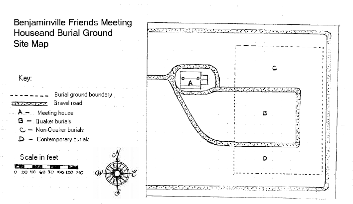 Site map of Benjaminville meeting house / Wikimedia Commons / public domain

Link: https://upload.wikimedia.org/wikipedia/commons/4/4c/Benjaminville_Meeting_House_Site_Map.png