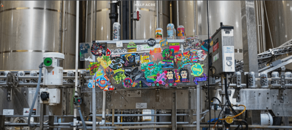 Home page of Half Acre Company / halfacrebeer.com