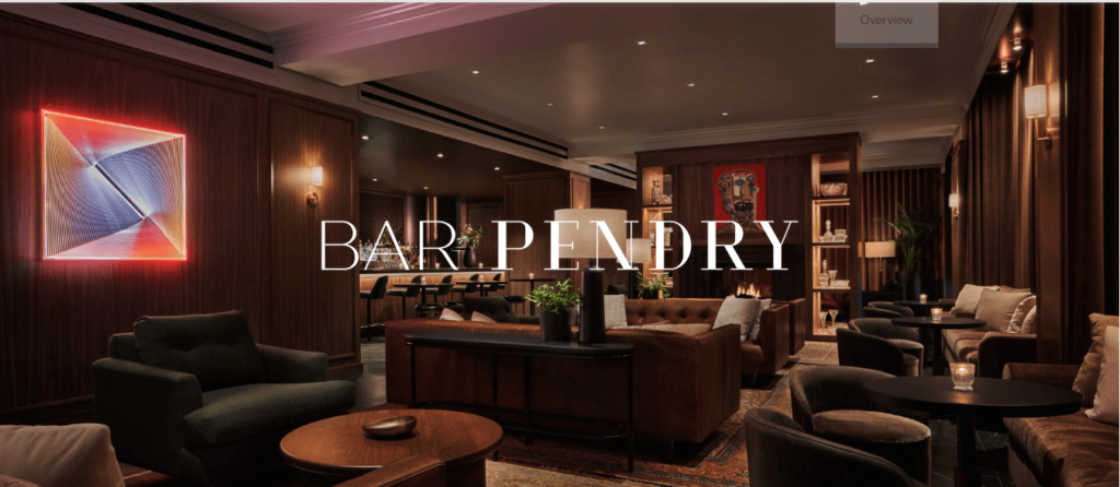 Homepage of Bar Pendry / pendry.com/chicago/entertainment/bar-pendry
Link: https://www.pendry.com/chicago/entertainment/bar-pendry/