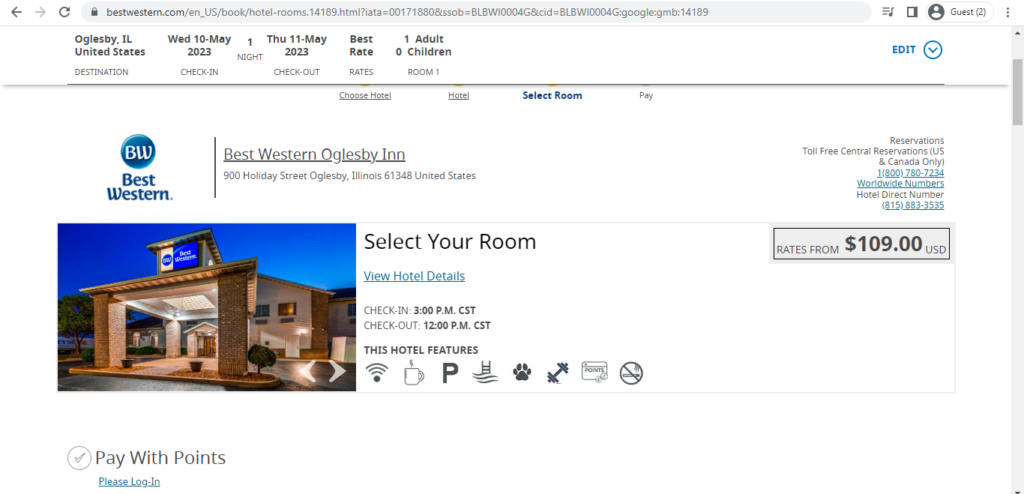 Homepage of Best Western Oglesby Inn
Link: https://www.bestwestern.com/en_US/book/hotel-rooms.14189.html?iata=00171880&ssob=BLBWI0004G&cid=BLBWI0004G:google:gmb:14189