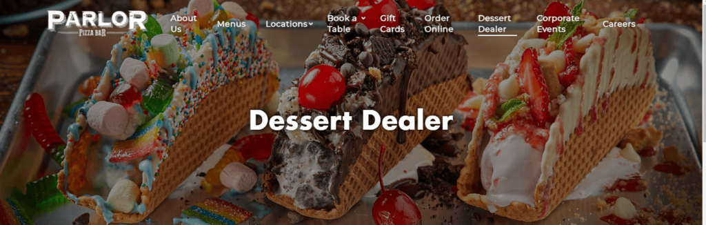 Homepage of Dessert Dealer / parlorchicago.com/dessert-dealer


Link: https://parlorchicago.com/dessert-dealer/
