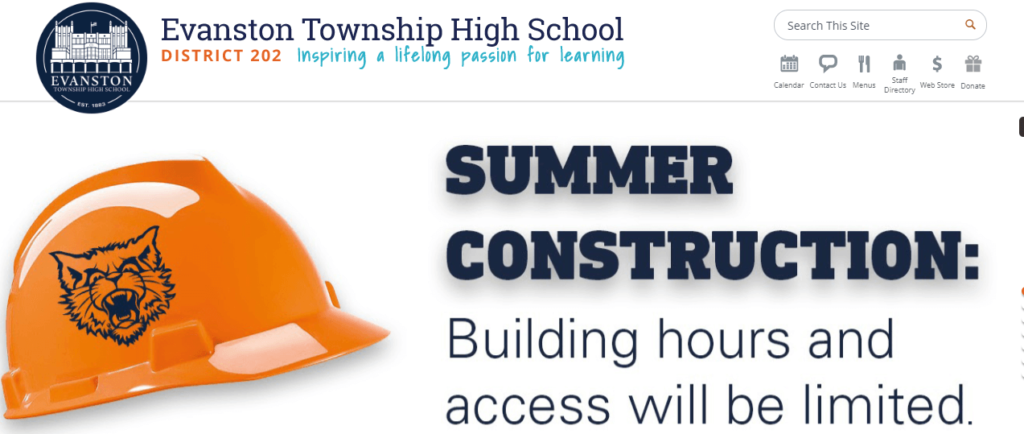 Homepage of Evanston Township High School / eths.k12.il.us


Link: https://www.eths.k12.il.us/
