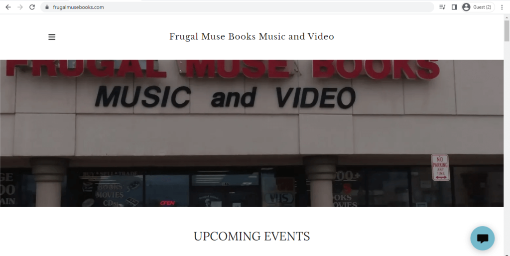 Homepage of Frugal Muse 
Link: frugalmusebooks.com