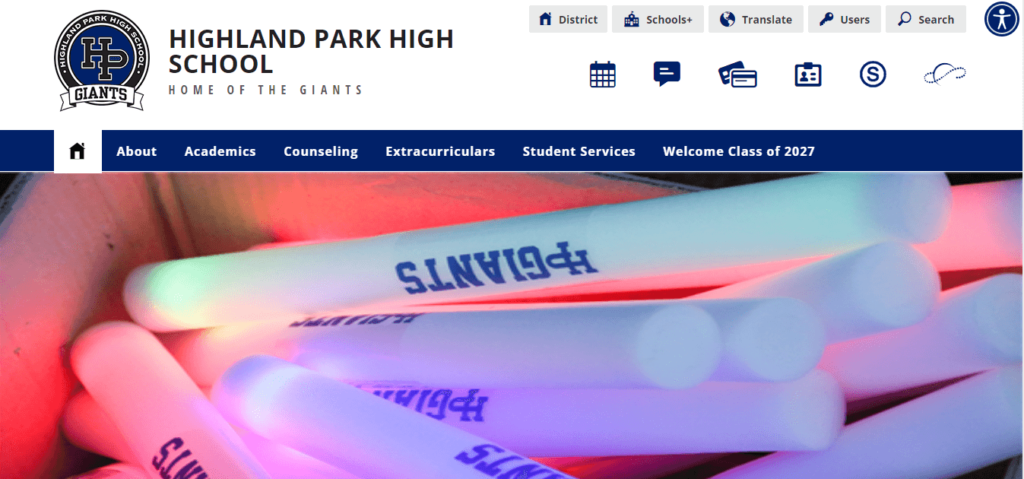 Homepage of Highland Park High School / dist113.org/hphs

Link: https://www.dist113.org/hphs
