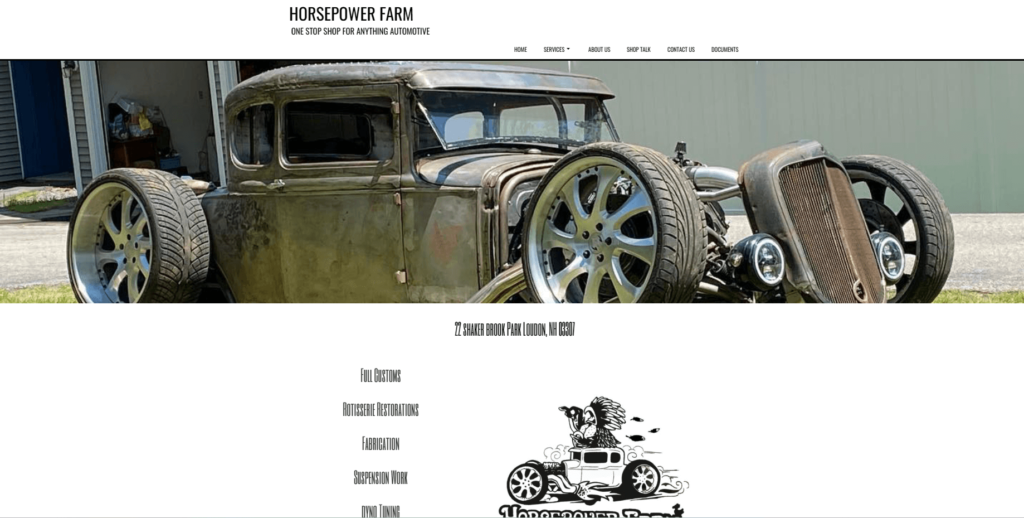 Homepage of Horsepower Farm LLC's website / horsepowerfarmllc.com

Link: https://horsepowerfarmllc.com/