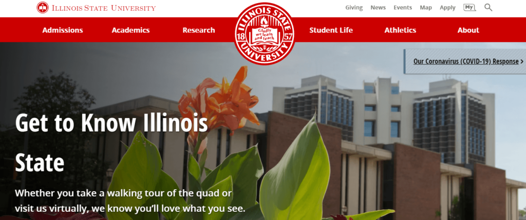 Homepage of Illinois State University / illinoisstate.edu

Link: https://illinoisstate.edu/
