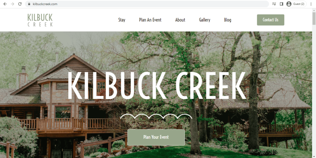 Homepage of Kilbuck Creek 
Link: https://www.kilbuckcreek.com/