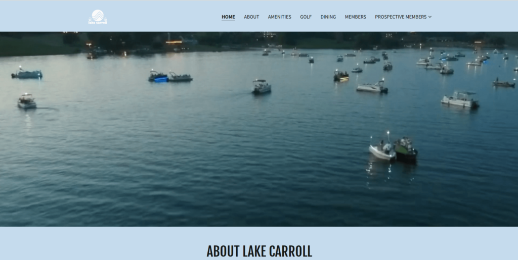 Homepage of  Lake Carroll Ski Hill's website / golakecarroll.com