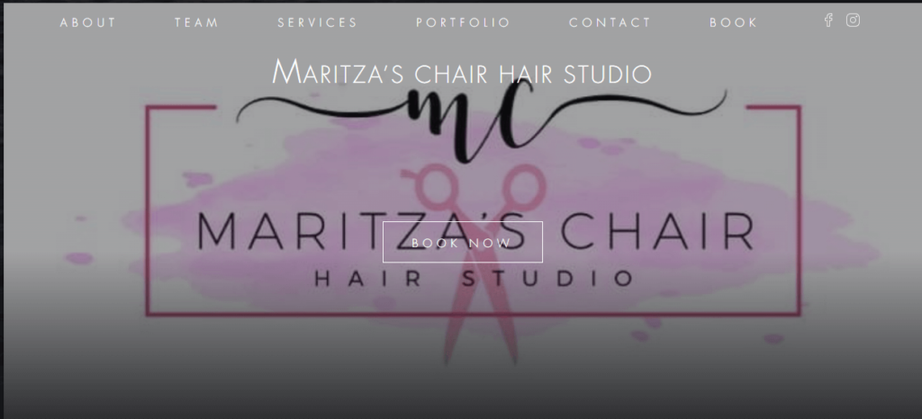 Homepage of Maritza’s Chair Hair Studio / maritzaschair847.glossgenius.com


Link: https://maritzaschair847.glossgenius.com/
