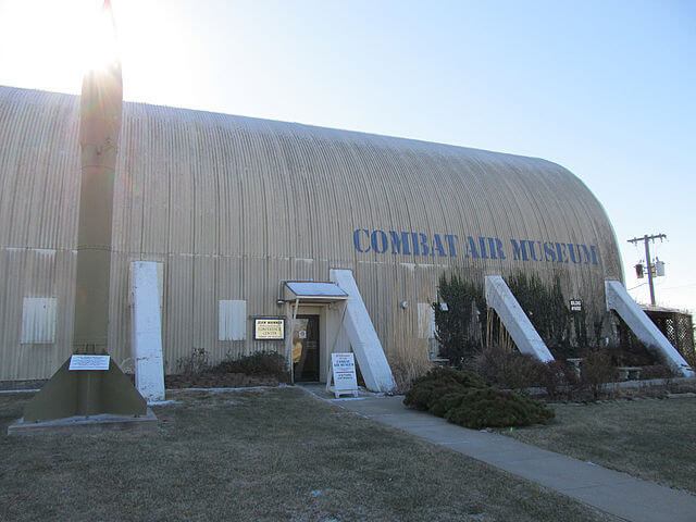 Exterior view of Air Combat Museum / Wikimedia Commons / KCZooFan
Link: https://commons.wikimedia.org/wiki/File:2011_6264343637.jpg