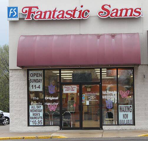 Exterior View of a Fantastic Sams store / Wikipedia / Dwight Burdette

Link: https://en.wikipedia.org/wiki/Fantastic_Sams#/media/File:Fantastic_Sams_Ypsilanti.JPG