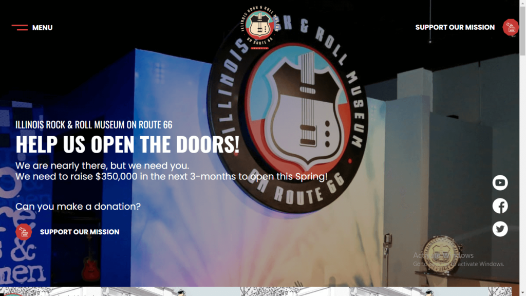 Homepage of Illinois Rock and Roll Museum / roadtorock.org