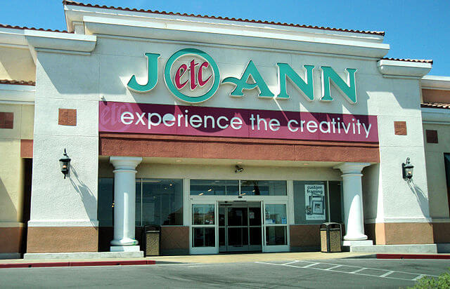 Exterior view of a Jo-Ann Store / Wikipedia / Coolcaesar
Link: https://en.wikipedia.org/wiki/Jo-Ann_Stores#/media/File:Henderson_Jo-Ann.jpg